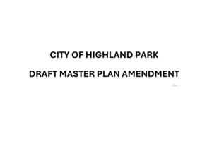 Draft Master Plan Amendment For Public Review