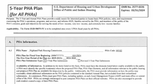 HUD-5 Year Plan 2024-2028