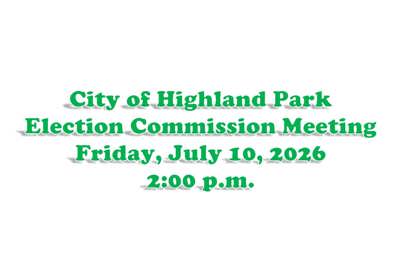 Notice of Election Commission Meeting