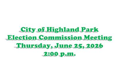 Notice of Election Commission Meeting