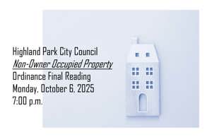 Non-Owner-Occupied Residential Property Registration and Inspection Ordinance (2nd and Final Read)