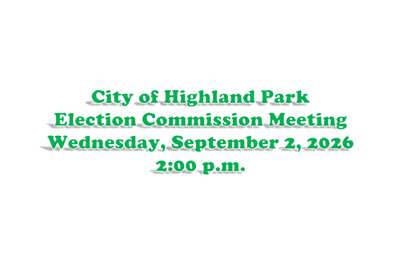 Notice of Election Commission Meeting